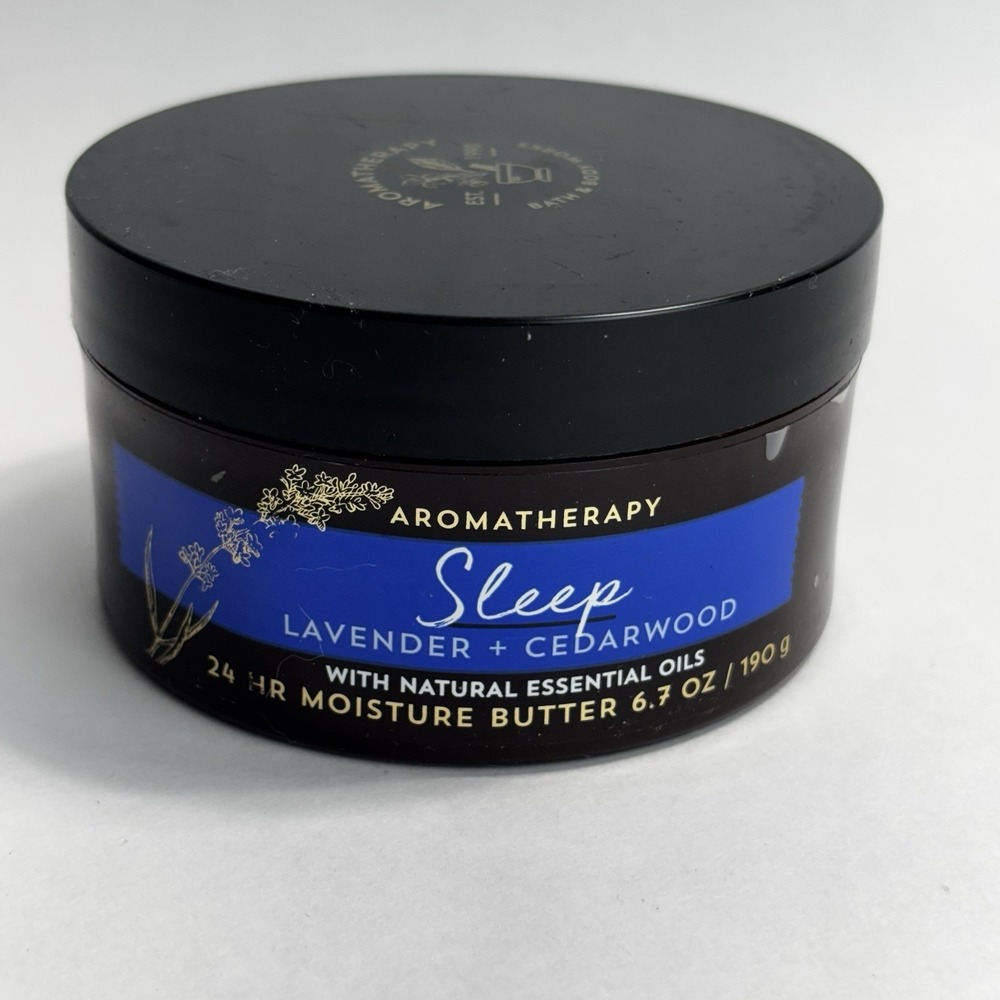 Bath & Body Works Aromatherapy Sleep Lavender Cedarwood Body Butter 6.7oz RARE